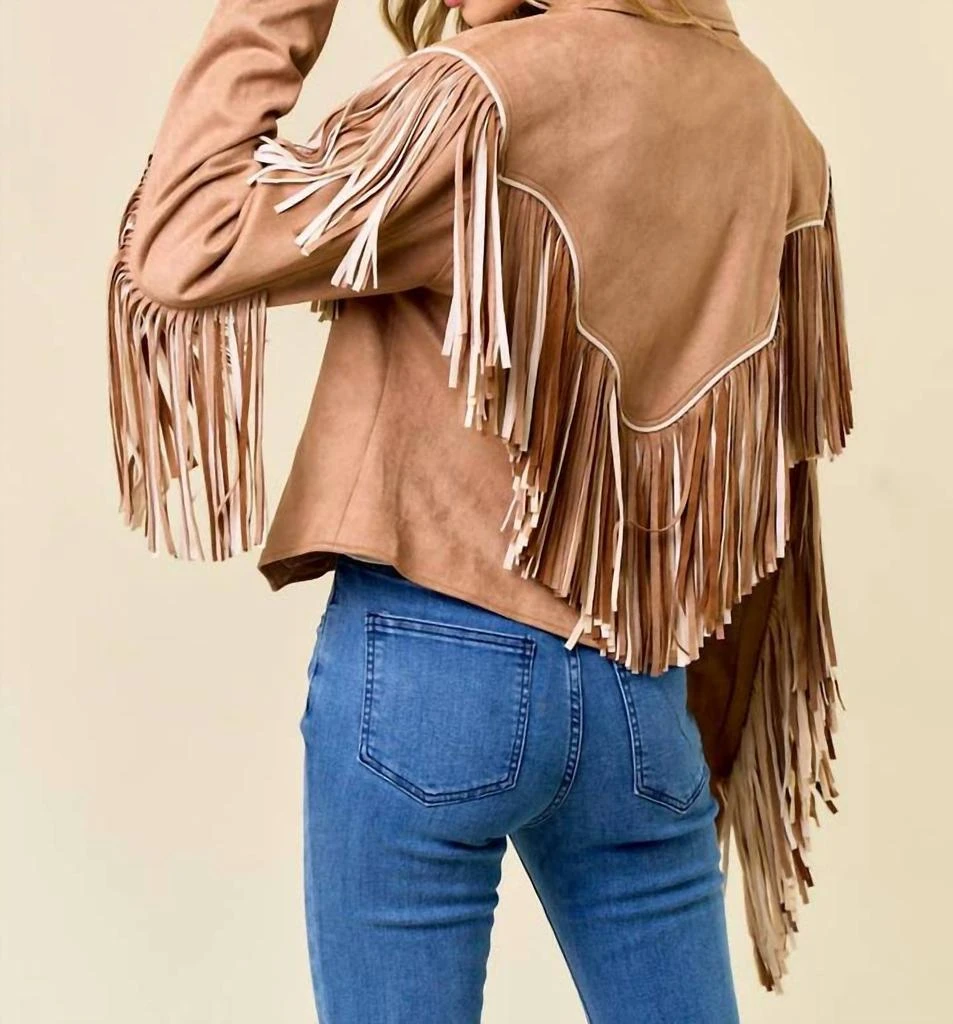 Saints & Hearts Saints & Hearts - 2-tone Fringe Jacket With Piping 2