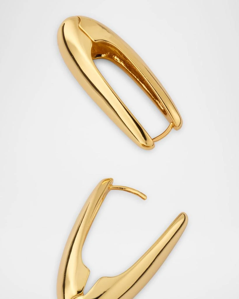 Kenneth Jay Lane Polished U-Shaped Earrings 4