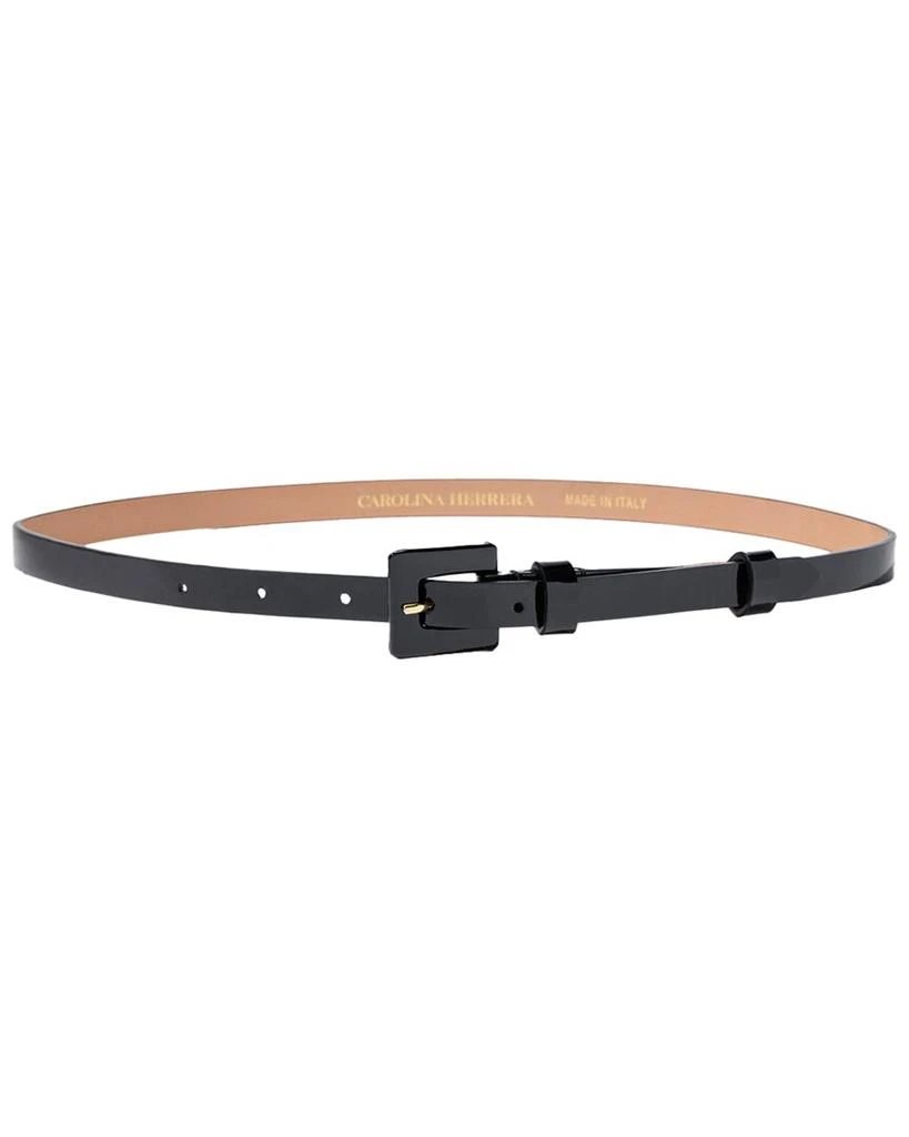 Carolina Herrera Skinny 90's Patent Belt 1