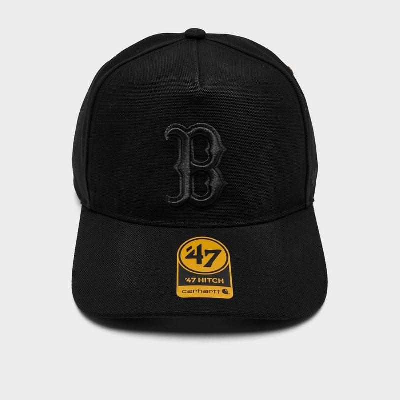 47×Carhartt★ボストン レッドソックス ブラック CAPTAIN 47 Brand '47 x Carhartt Boston Red Sox MLB Hitch Snapback Hat