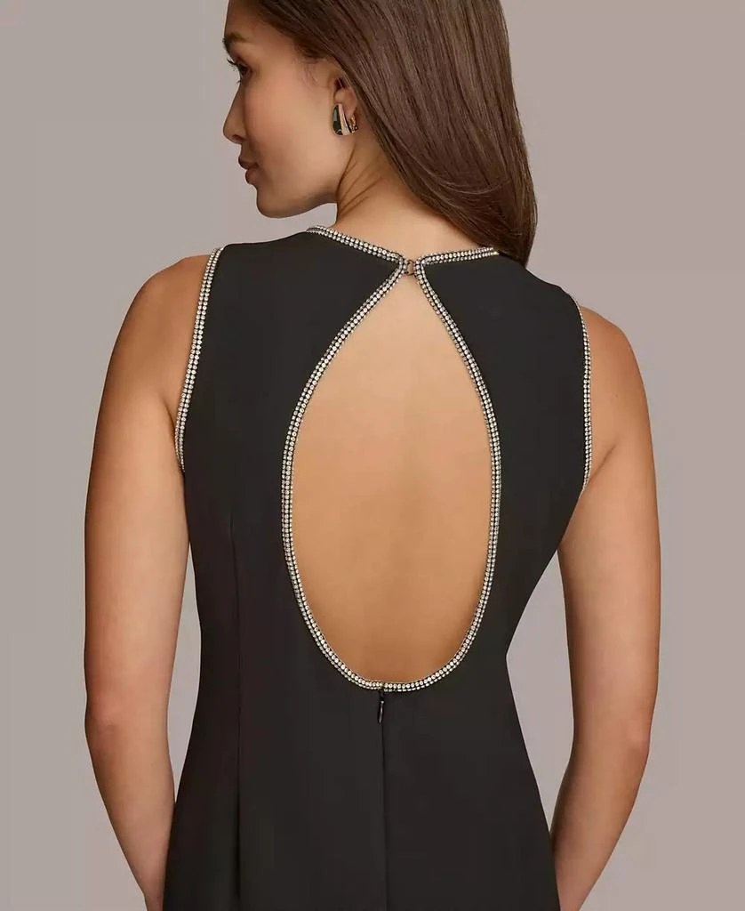 Donna Karan Women's Rhinestone Trimmed Gown 5