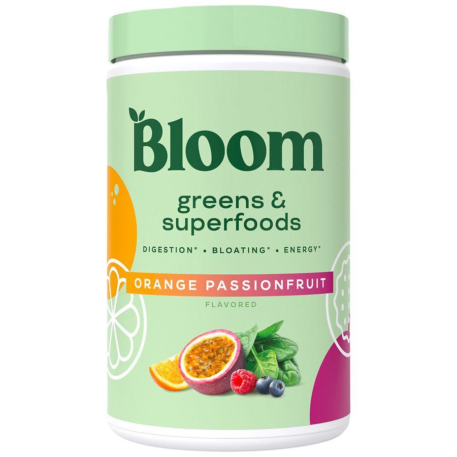 Bloom Greens & Superfoods Orange Passionfruit, 25 servings