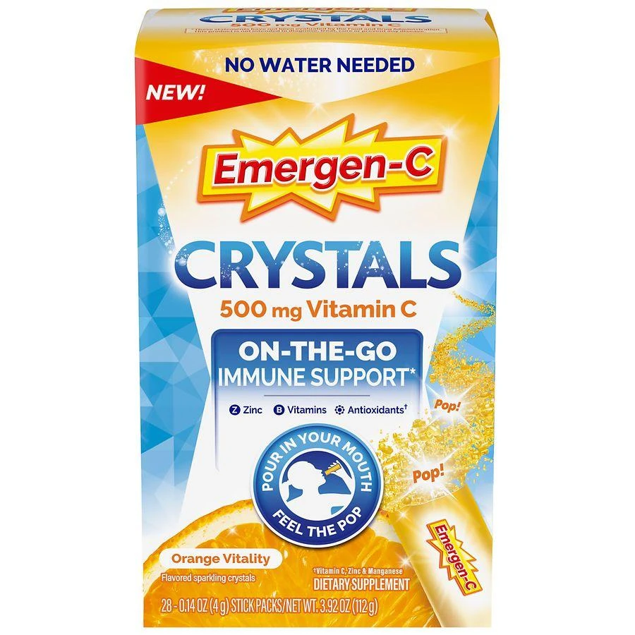 Emergen-C Immune Support Supplement Crystals Orange 1