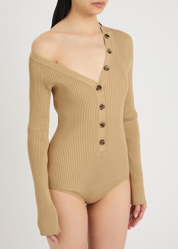 A.W.A.K.E MODE Ribbed knitted bodysuit