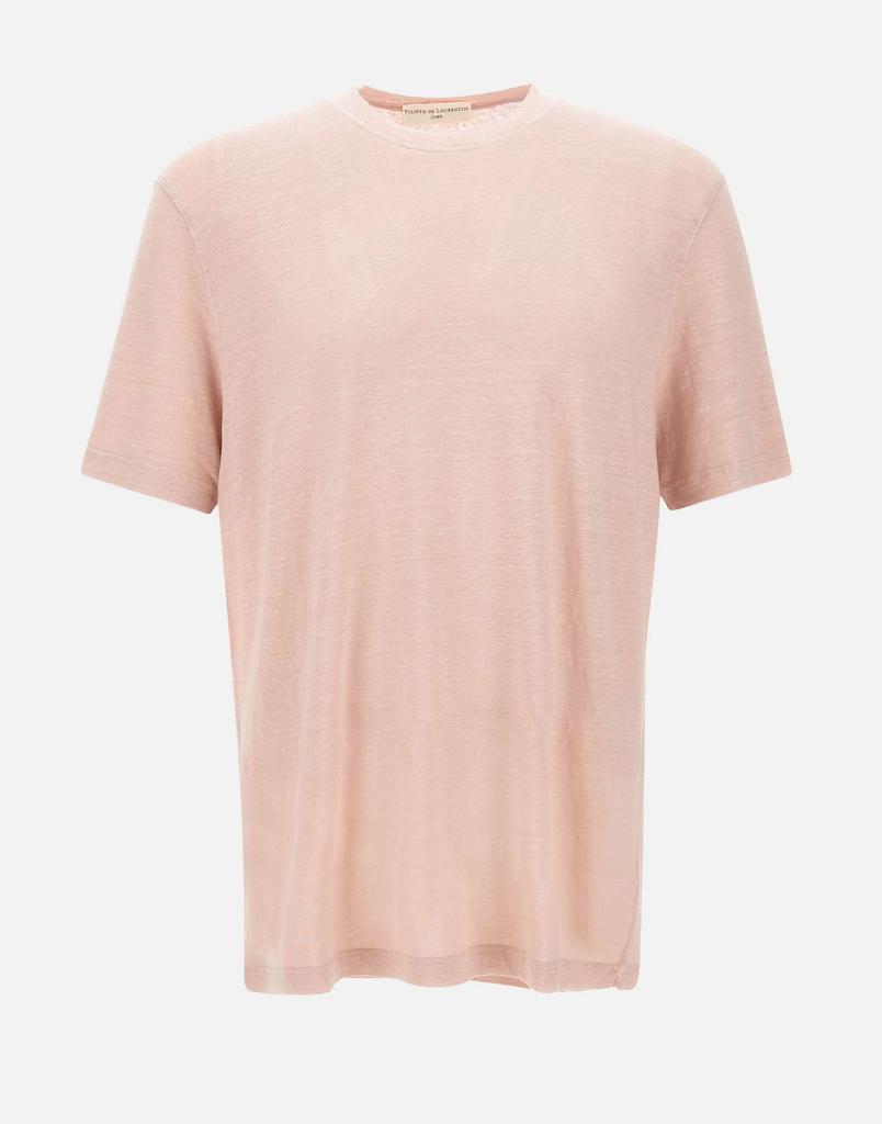 FILIPPO DE LAURENTIIS Linen t-shirt