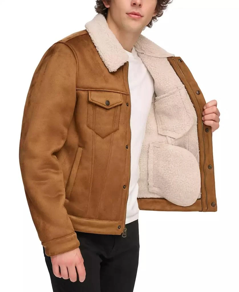 Levi's Men's Relaxed-Fit Faux-Shearling Trucker Jacket 3
