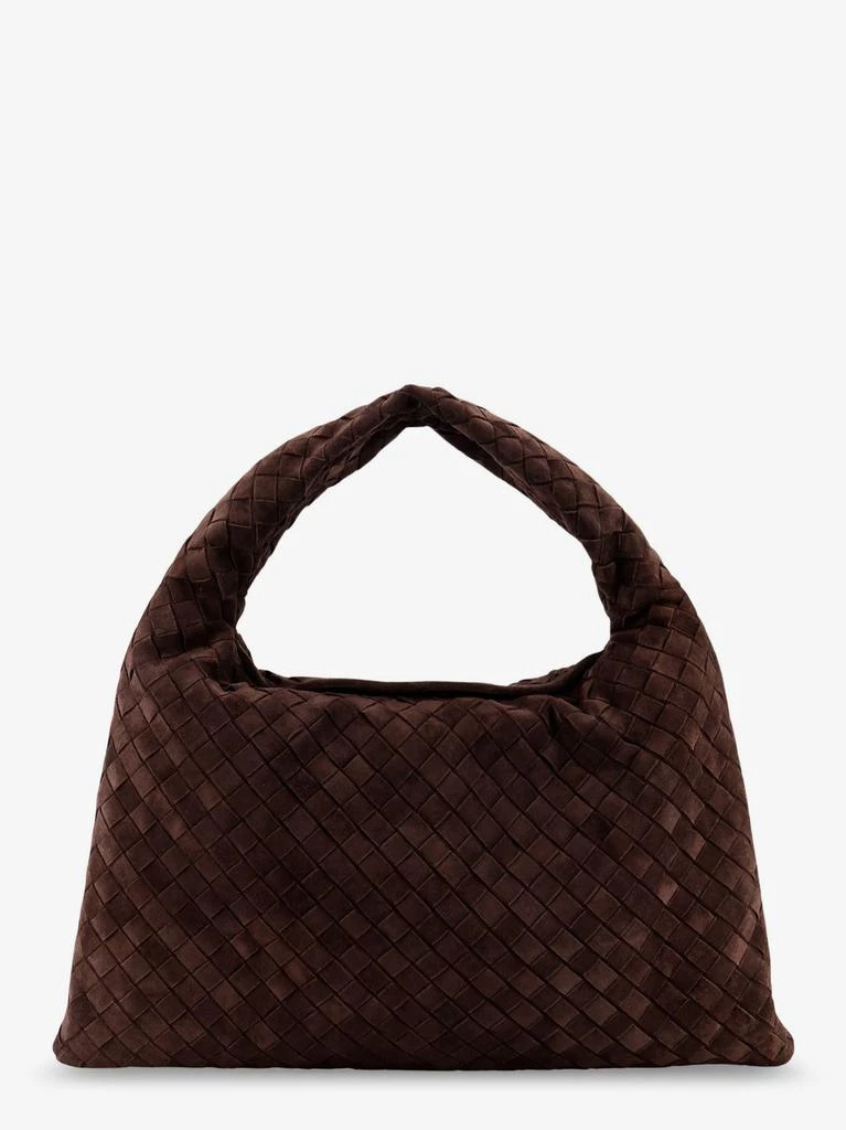 Bottega Veneta Hop Intrecciato suede shoulder bag 1