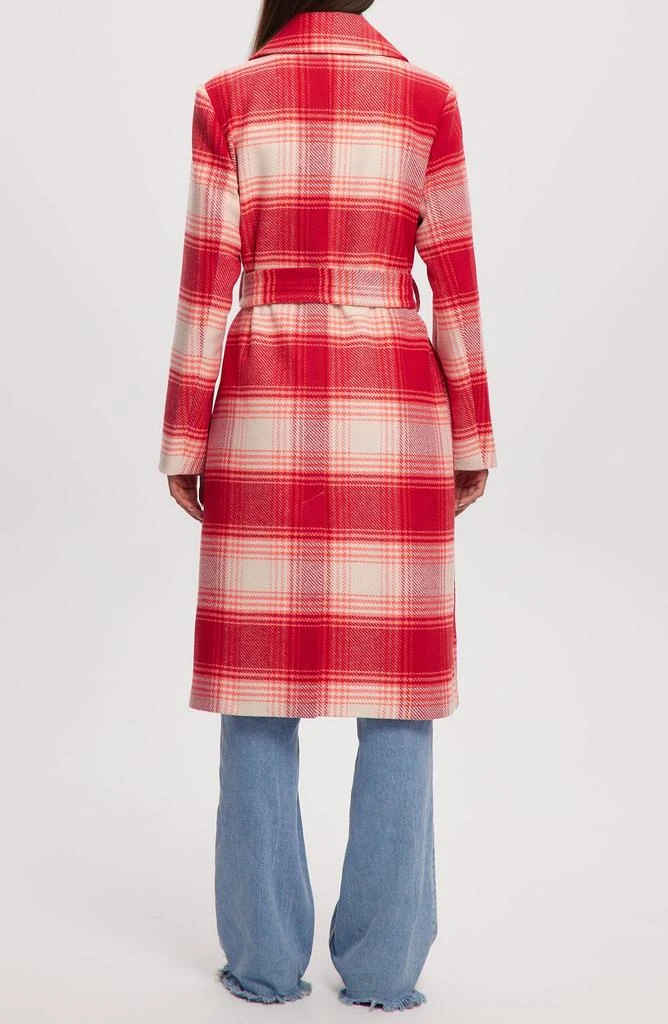 NOIZE Katja Vegan Wool Plaid Coat 2