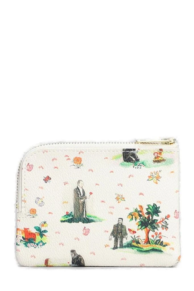 UNDERCOVER Undercover All-Over Patterned Zip-Up Wallet 2