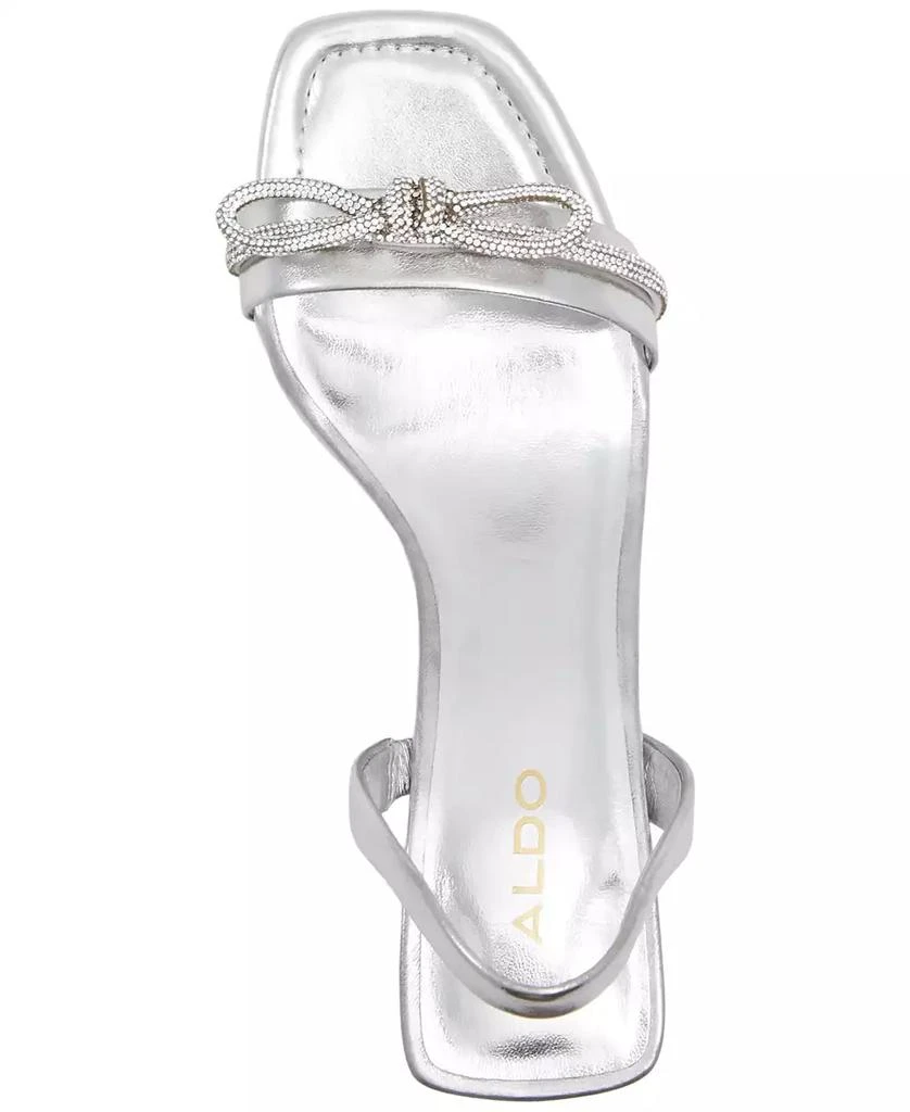 ALDO Women's Cindie Slingback Rhinestone Bow Dress Sandals 9
