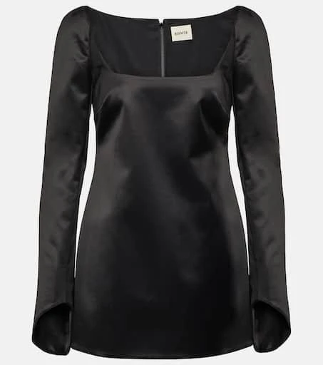 Khaite Tate satin minidress 1