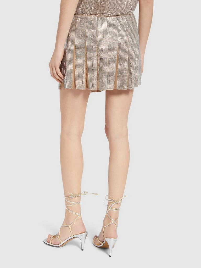 GIUSEPPE DI MORABITO Embellished Pleated Mini Skirt 2