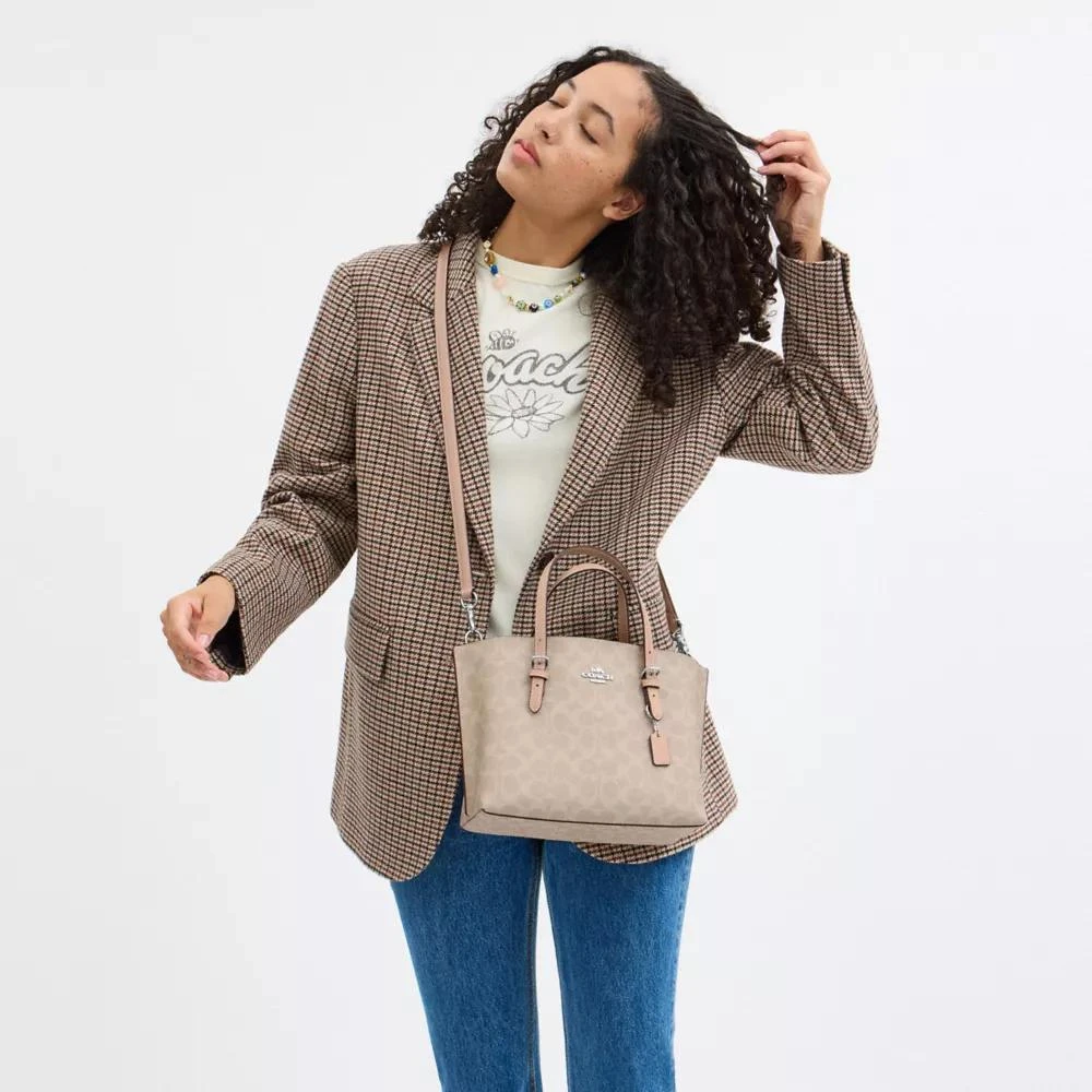 Coach Mollie Tote Bag 25 In Signature Canvas 2