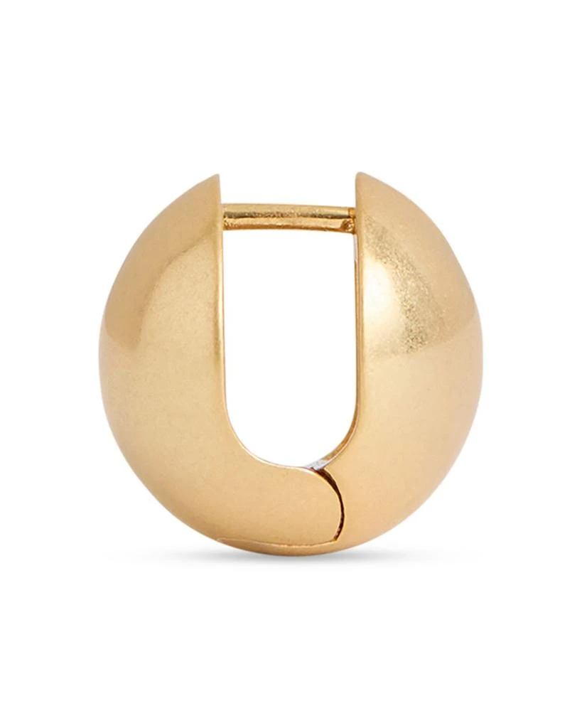 REISS Pollie Polished Ball Huggie Hoop Earrings 3