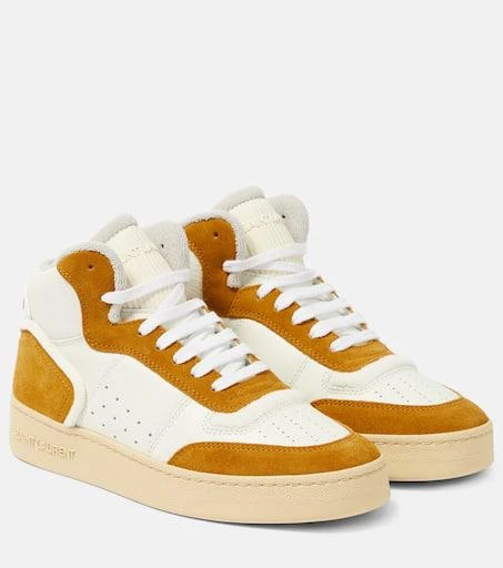 Yves Saint Laurent SL/80 leather and suede sneakers 1