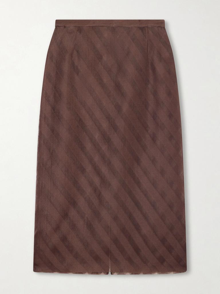 Shop Black Heavy Milano Rib Knit Midi Skirt on Sale at BeyondStyle