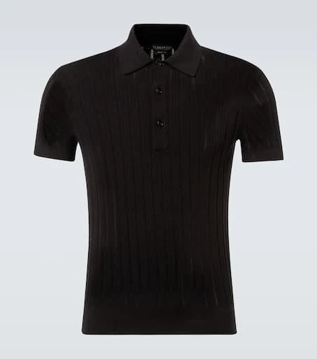 Tom Ford Cotton and silk polo shirt 1