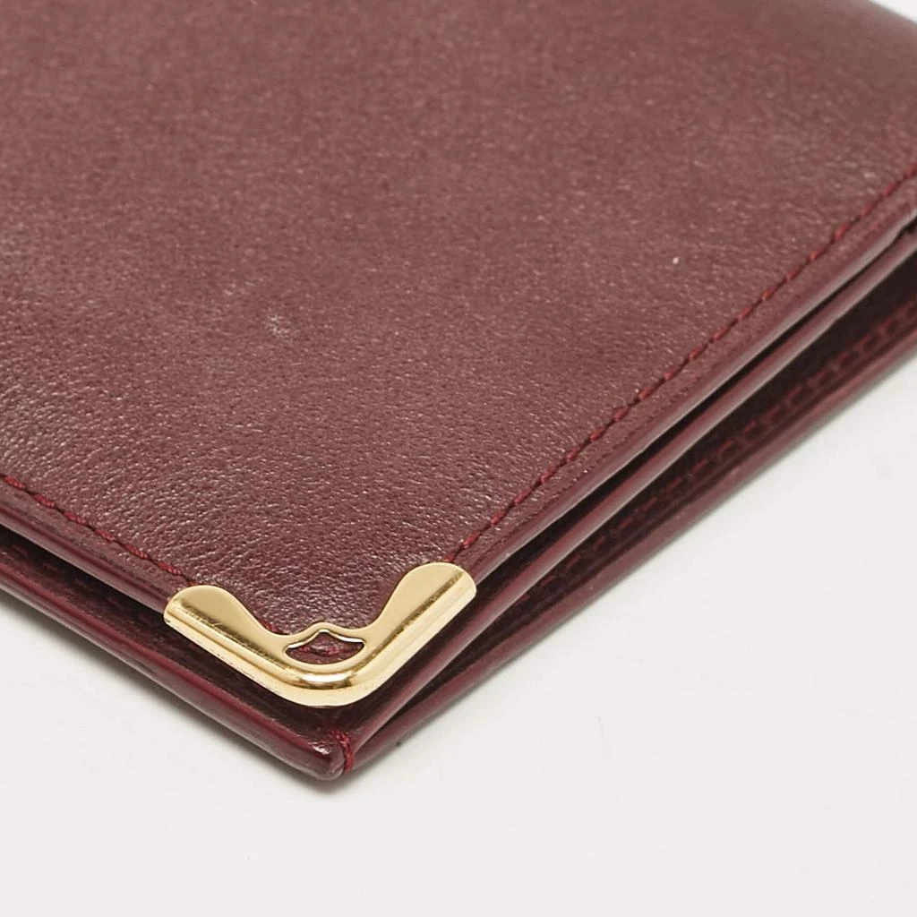 Cartier Cartier Burgundy Leather Must de Cartier Long Bifold Wallet 10