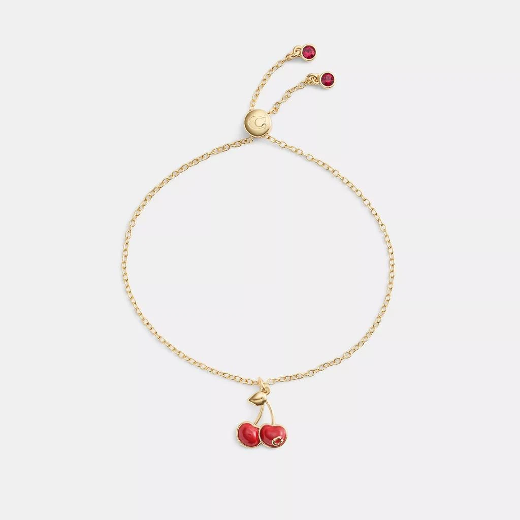 Coach Cherry Charm Slider Bracelet 2