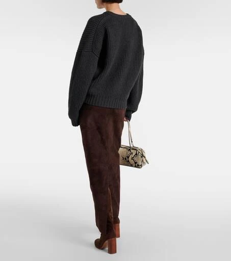 Khaite Manuela ribbed-knit cashmere sweater 3