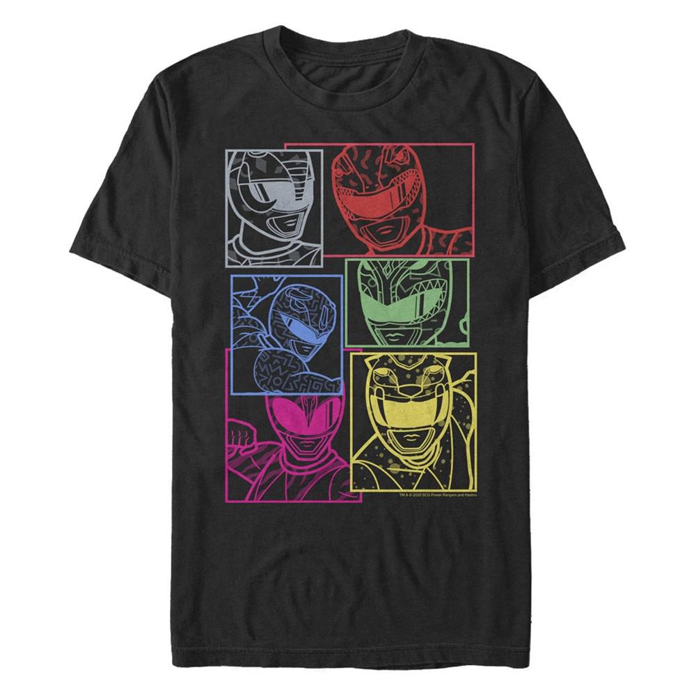 Fifth Sun Men's Street Power rangers Short Sleeve Crew T-shirt