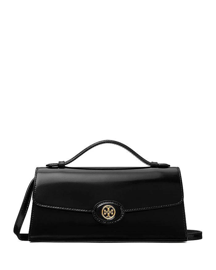 Tory Burch Robinson Spazzolato Top Handle Chain Wallet 1