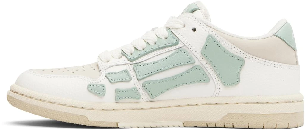AMIRI White 
Green Skel Top Low Sneakers 3