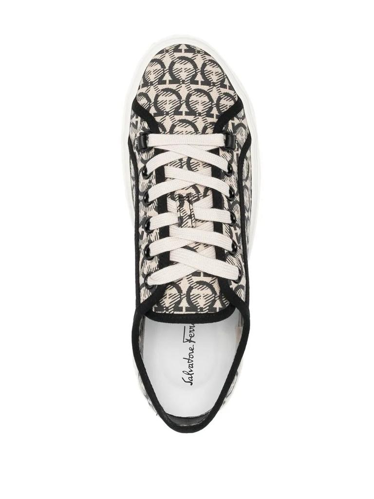 Salvatore Ferragamo Ferragamo Anson Gancini-Jacquard Sneakers