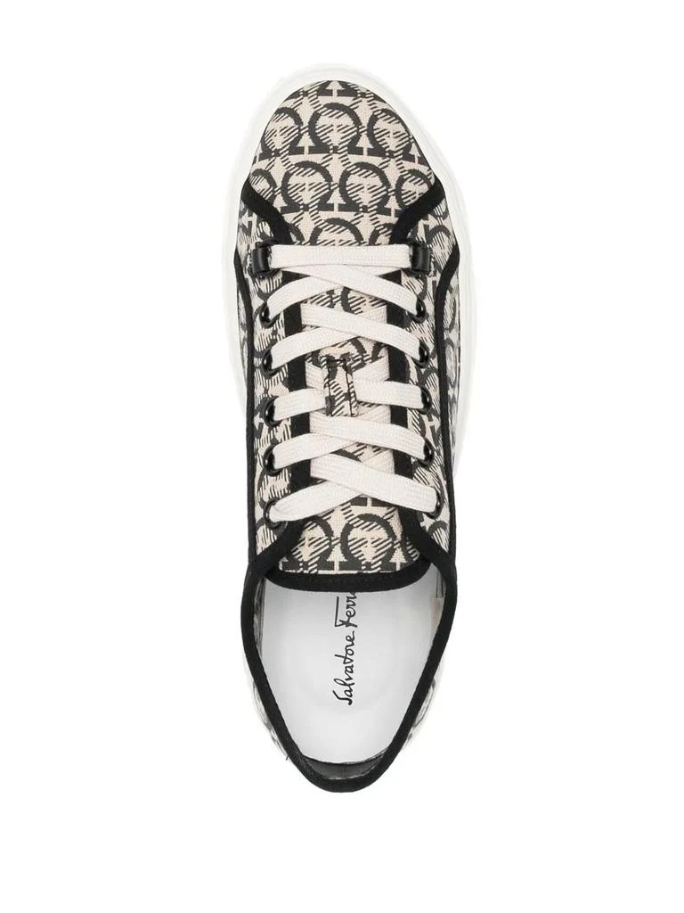 Salvatore Ferragamo Ferragamo Anson Gancini-Jacquard Sneakers 1