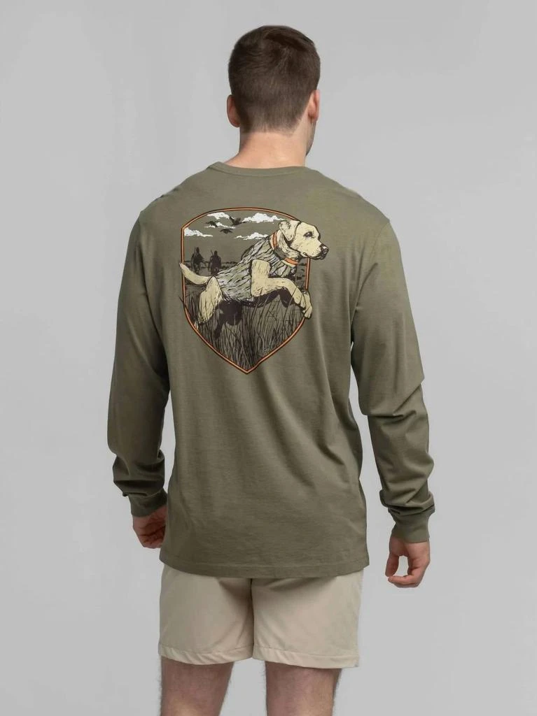 Southern Shirt Company Bayou Retriever Tee In Green 2