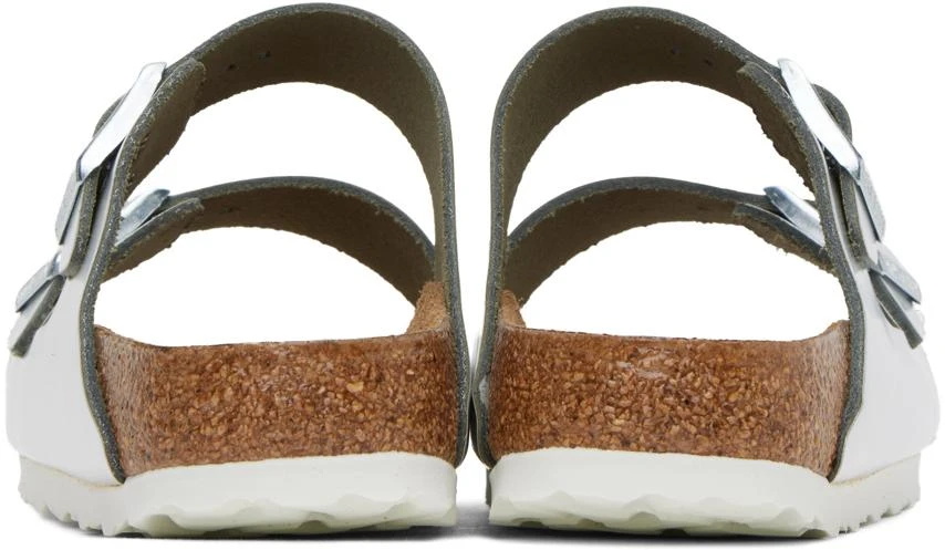 Birkenstock Silver Arizona Soft Footbed Sandals 2