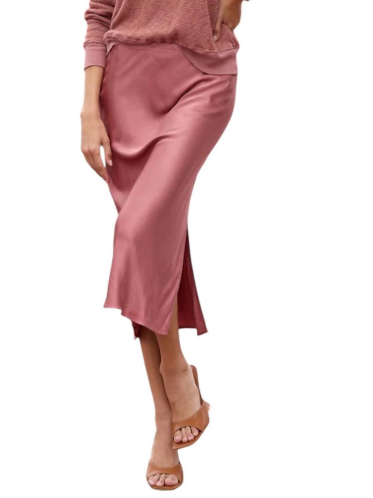 LAmade DORIT SILKY SLIP SKIRT