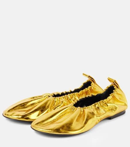 Jil Sander Leather ballet flats 4