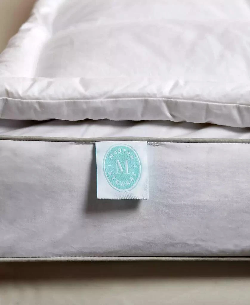 Martha Stewart 3'' White Down Top Featherbed 3
