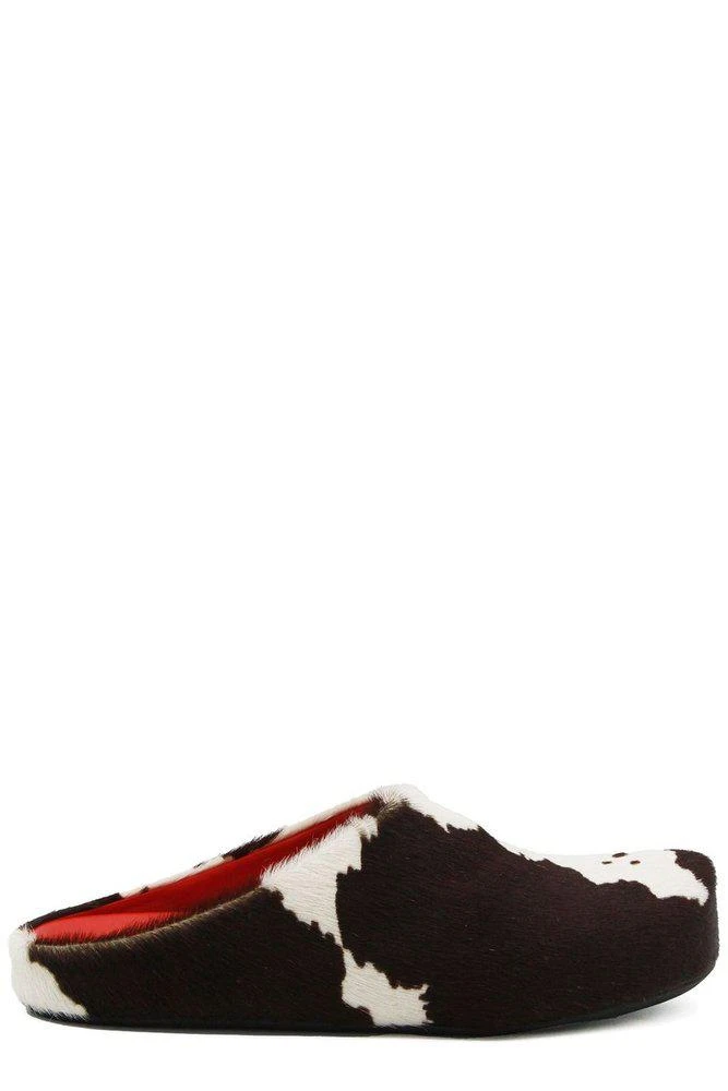 Marni Marni Cow Printed Slip-On Mules