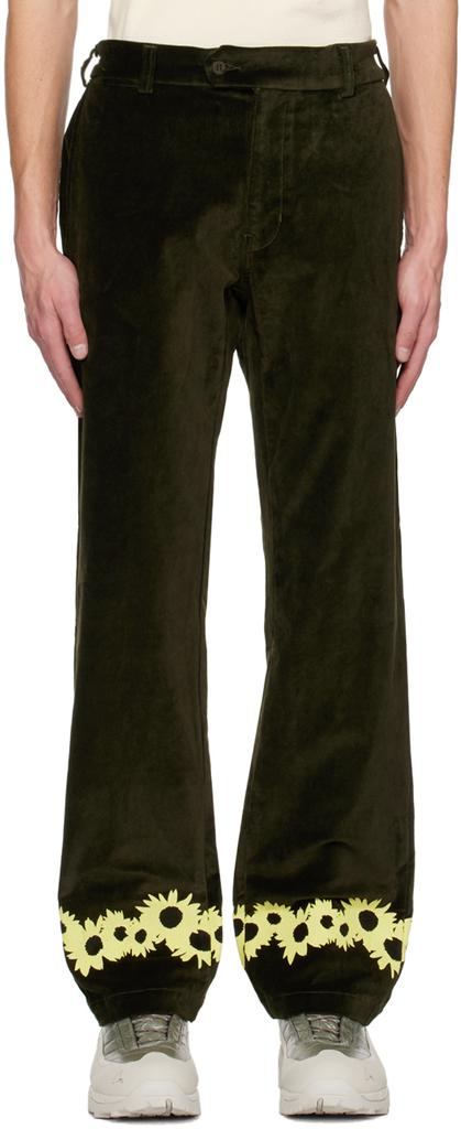 Saintwoods Green Flower Trousers