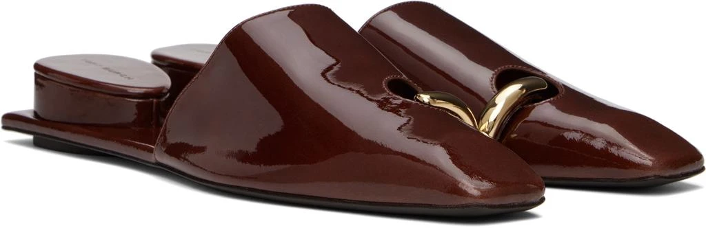 Tory Burch Brown Pierced Mules 4