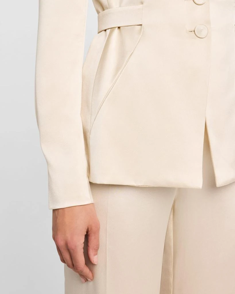 Alberta Ferretti Draped Cutout Single-Breasted Jacket 5