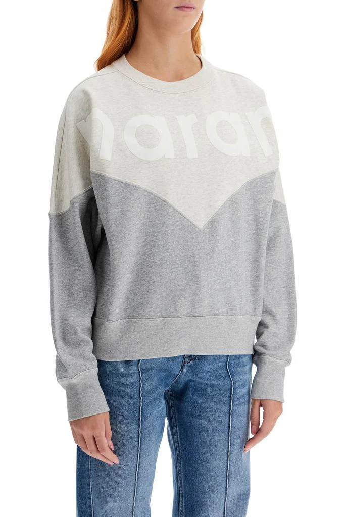 Isabel Marant houston sweatshirt with flocked logo 2