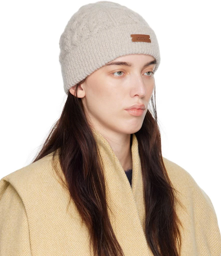 Isabel Marant Beige Tolie Beanie 2