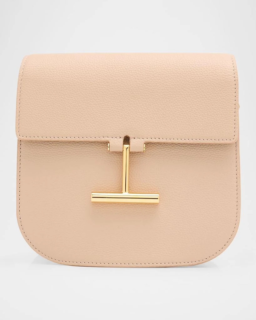 Tom Ford Tara Mini Crossbody in Grained Leather with Leather Strap 1