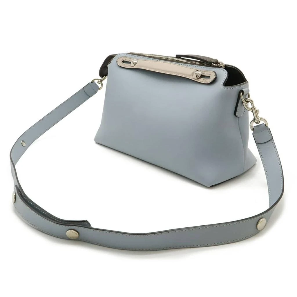 Fendi By The Way blue blue  Leather Handbag Shoulder Bag (Pre-Owned) 2