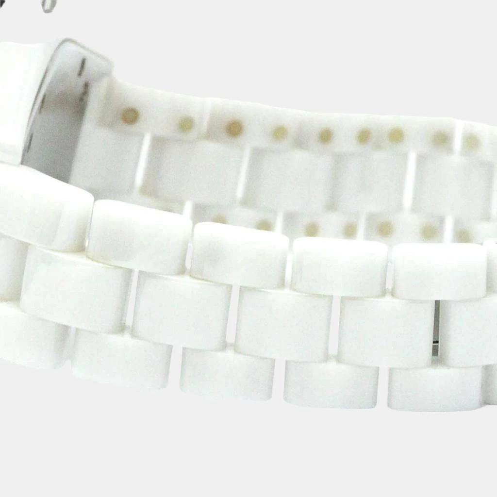 Chanel Chanel White Ceramic J12 H0968 Quartz Women's Wristwatch 33 mm 8