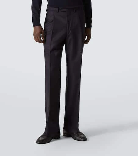 Saman Amel Amo wool twill straight-leg pants 3