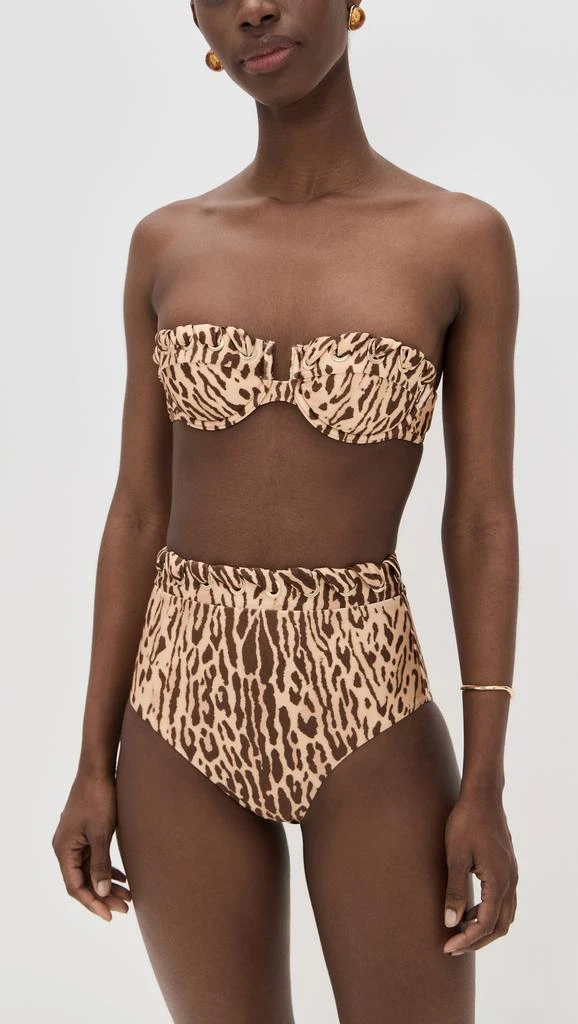 Zimmermann Cascadian High Waist Bikini Bottoms 3