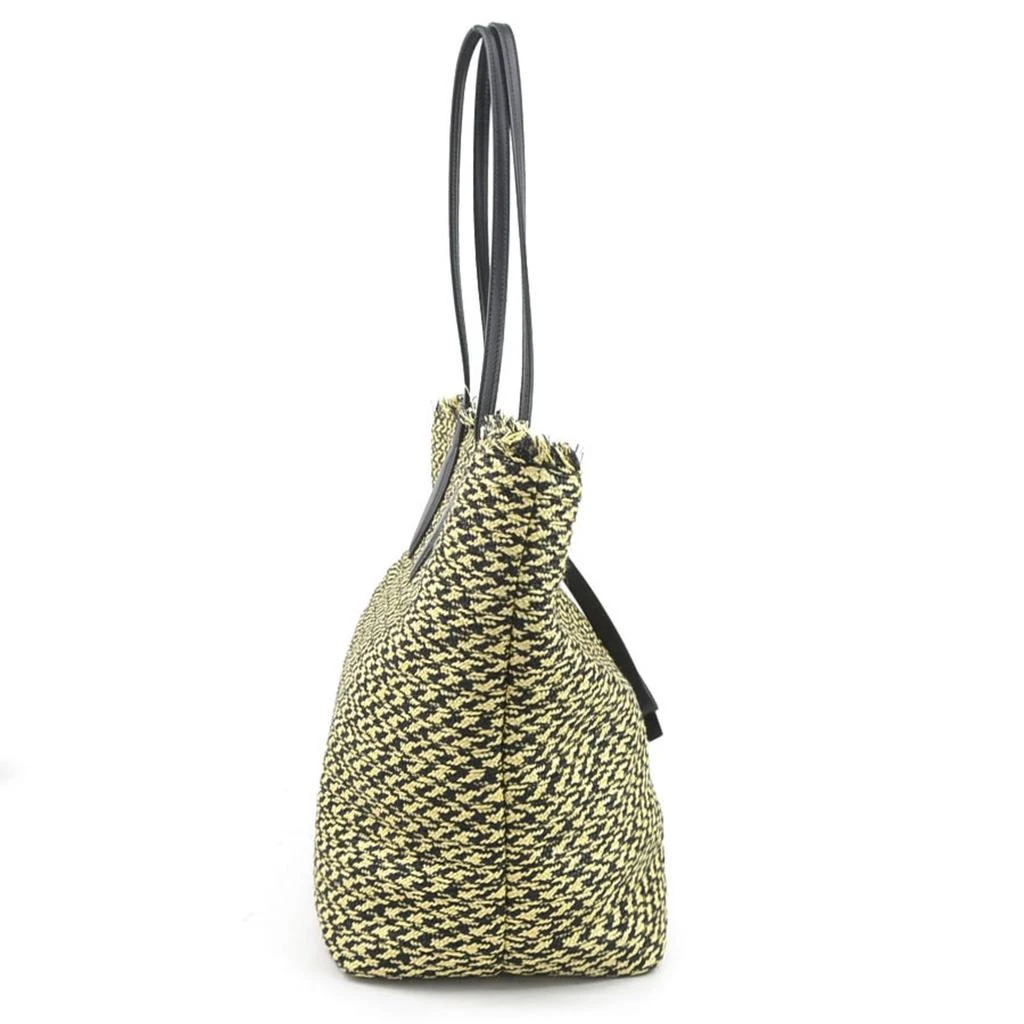 Salvatore Ferragamo Raffia Leather Handbag Pouch (Pre-Owned) 2