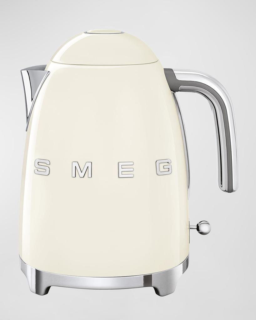 Smeg Retro Electric Kettle, Polished White