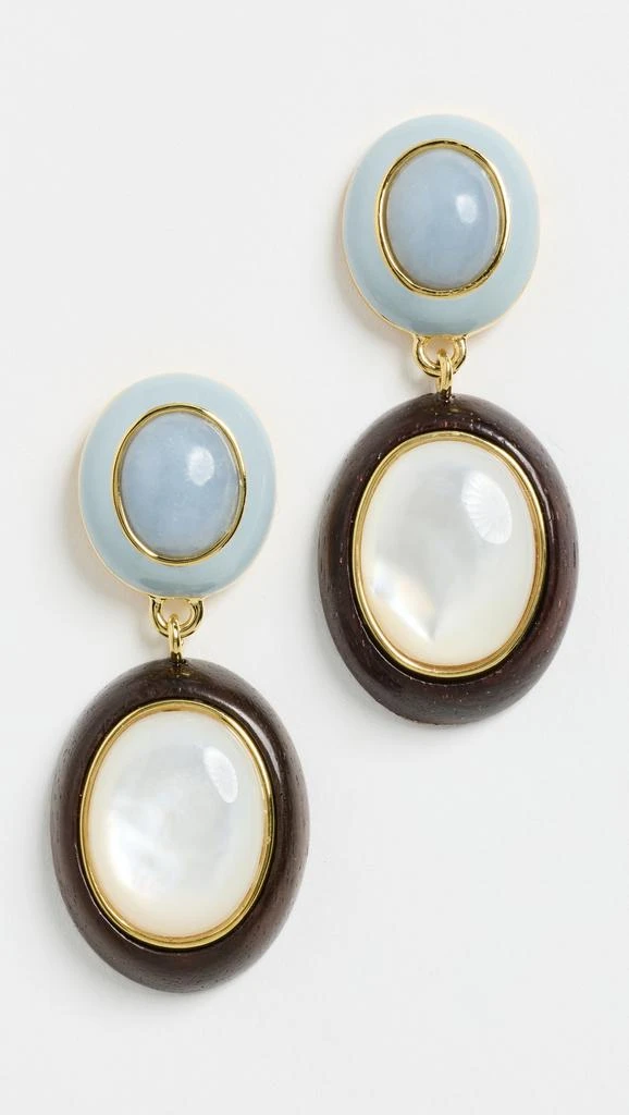 Lizzie Fortunato Papaya Earrings In Pearl 1