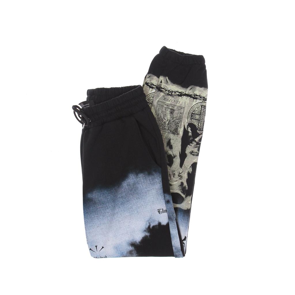IHS Clouds & Flames Men's Lightweight Tracksuit Jogger Black/multi