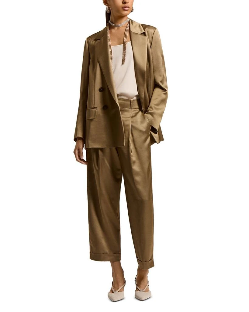 Peserico Boyfriend Fit Double Breasted Blazer 2